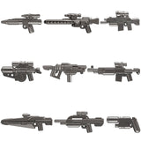 Guns Trek Halo Star Wars Science Fiction Future Weapons Pack for MOC Part Building Blocks Toys for Children