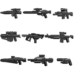 Guns Trek Halo Star Wars Science Fiction Future Weapons Pack for MOC Part Building Blocks Toys for Children