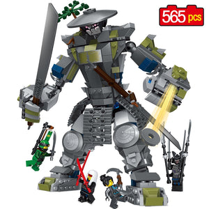 565PCS LEGO Oni Titan Warrior Mech Compatible legoINGLY Ninjagoed Movies 70658 Mini Action Figures