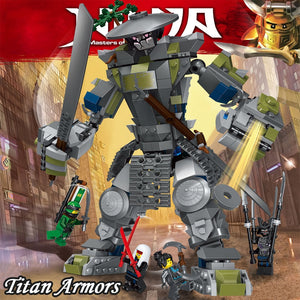 565PCS LEGO Oni Titan Warrior Mech Compatible legoINGLY Ninjagoed Movies 70658 Mini Action Figures