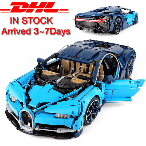 LEGO 4031pcs Technic 42083 The Bugatti Chiron Racing Car Sets Model Building Block Brick Toys