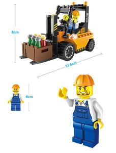 LEGO 4 Type Civilized City Sweeper Legoings Assembled Model Building Blocks Toys Kit DIY