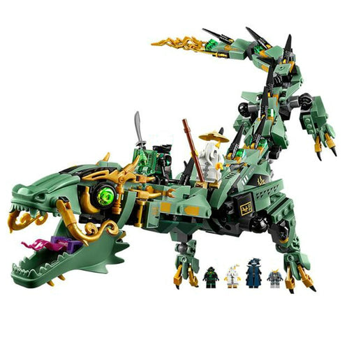 LEGO 592pcs Ninja Ninjago Flying Mecha Dragon Building Blocks Bricks Toys