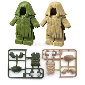 LEGO Military PUBG Sniper Guns Ghillie Suits Camouflage Clothes Parts  Army ww2 German Soldiers