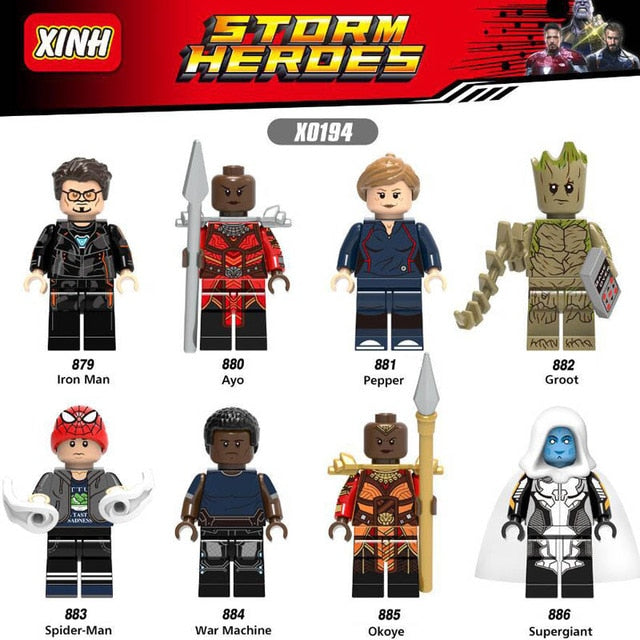 LEGO Super Heroes Figures Harley Quinn Mutant Leader EI Dorado Doctor Phosphorus Bricks Sets Toys