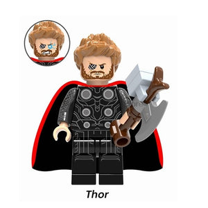 LEGO Super Hero Marvel Hela Valkyrie Thor Figures Set Ragnarok Loki Building Blocks Toys For Children infinity war Avengers