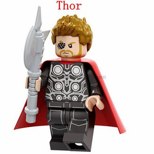 LEGO Super Hero Marvel Hela Valkyrie Thor Figures Set Ragnarok Loki Building Blocks Toys For Children infinity war Avengers