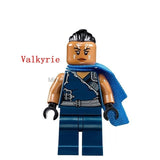 LEGO Super Hero Marvel Hela Valkyrie Thor Figures Set Ragnarok Loki Building Blocks Toys For Children infinity war Avengers