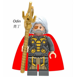 LEGO Super Hero Marvel Hela Valkyrie Thor Figures Set Ragnarok Loki Building Blocks Toys For Children infinity war Avengers