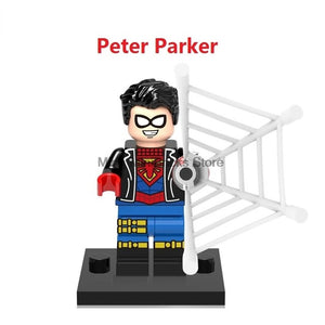 LEGO Spiderman Building Bricks Super Heroes Iroman Silk Vulture Gwen Block Marvel Toys For Children Movie Action Figure