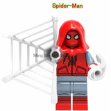 LEGO Spiderman Building Bricks Super Heroes Iroman Silk Vulture Gwen Block Marvel Toys For Children Movie Action Figure