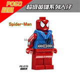 LEGO Spiderman Building Bricks Super Heroes Iroman Silk Vulture Gwen Block Marvel Toys For Children Movie Action Figure