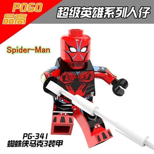 LEGO Spiderman Building Bricks Super Heroes Iroman Silk Vulture Gwen Block Marvel Toys For Children Movie Action Figure