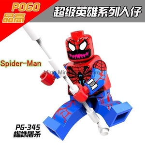 LEGO Spiderman Building Bricks Super Heroes Iroman Silk Vulture Gwen Block Marvel Toys For Children Movie Action Figure