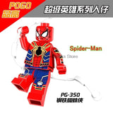 LEGO Spiderman Building Bricks Super Heroes Iroman Silk Vulture Gwen Block Marvel Toys For Children Movie Action Figure