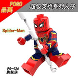 LEGO Spiderman Building Bricks Super Heroes Iroman Silk Vulture Gwen Block Marvel Toys For Children Movie Action Figure