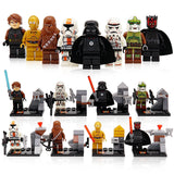 LEGO 24pcs/lot Building Blocks lEGOED Starwars Han Solo Anakin Darth Vader Yoda BB8 Toys Kids Action Figure Star Wars Force Awakens