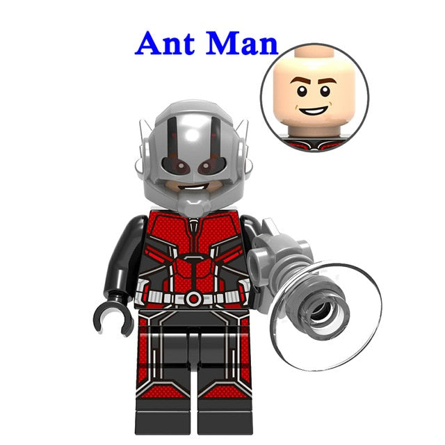 LEGO Super Hero Figures Legoings Avengers Captain Marvel Ant Man Wasp Spiderman Black Panther