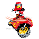 LEGO Ninjago Motorcycle Dragon  KAI JAY COLE ZANE Lloyd WU NYA GARMADON Ninja Toys