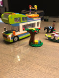 LEGO Friends Series Heart Lake City Girls Club Street Building Blocks Pink Cake Cafe Blue Camper