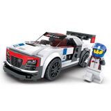 Roadster Racing Car Speed Champions Car Building Blocks Compatible Legos Technic City Figures Enlighten Bricks Toys For Children