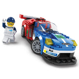 Roadster Racing Car Speed Champions Car Building Blocks Compatible Legos Technic City Figures Enlighten Bricks Toys For Children