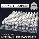 LEGO 100 pcs/lot Building Blocks Sith Shadow Stormtrooper Desert Storm Solider Clone Trooper Sandtrooper Toys For Children