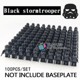 LEGO 100 pcs/lot Building Blocks Sith Shadow Stormtrooper Desert Storm Solider Clone Trooper Sandtrooper Toys For Children