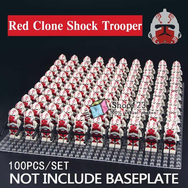 LEGO 100 pcs/lot Building Blocks Sith Shadow Stormtrooper Desert Storm Solider Clone Trooper Sandtrooper Toys For Children