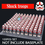 LEGO 100 pcs/lot Building Blocks Sith Shadow Stormtrooper Desert Storm Solider Clone Trooper Sandtrooper Toys For Children