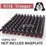 LEGO 100 pcs/lot Building Blocks Sith Shadow Stormtrooper Desert Storm Solider Clone Trooper Sandtrooper Toys For Children