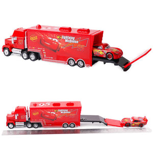 Disney Pixar Cars 2 3 Toys Lightning McQueen Jackson Storm Mack Uncle Truck 1:55 Diecast Model Car Toy