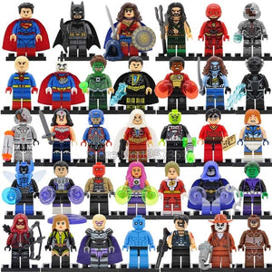 LEGO 34pcs/lot DC Marvel Super Hero Figures 200+ Avengers  Set Batman Spider Man Thor