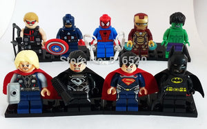 LEGO 34pcs/lot DC Marvel Super Hero Figures 200+ Avengers  Set Batman Spider Man Thor