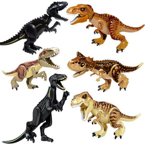 Brutal Raptor Building Jurassic Blocks World 2 Dinosaur Figures Bricks Dino Toys