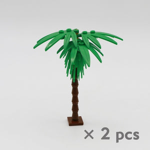 LEGO City Military Accessories Building Blocks MOC Weapon DIY Green Bush Flower Grass Tree Plants Toys Friends