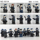 LEGO Military SWAT Police City Minifigs Model building Kits 2018 New Legoing Technic City Friends Police Figures