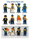 LEGO Military SWAT Police City Minifigs Model building Kits 2018 New Legoing Technic City Friends Police Figures