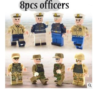 LEGO Military SWAT Police City Minifigs Model building Kits 2018 New Legoing Technic City Friends Police Figures