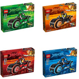 NINJAGO LEGO Ideas Tron Maste Legacy Light Cycles Motorcycles Building Blocks Sets Bricks Kids Toys Ninja Movie