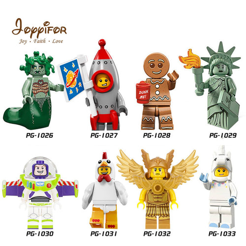 LEGO Toy Story LegoINGlys Woody Buzz Lightyear Statue Of Liberty Rocket  Andy  Best Gift To Children