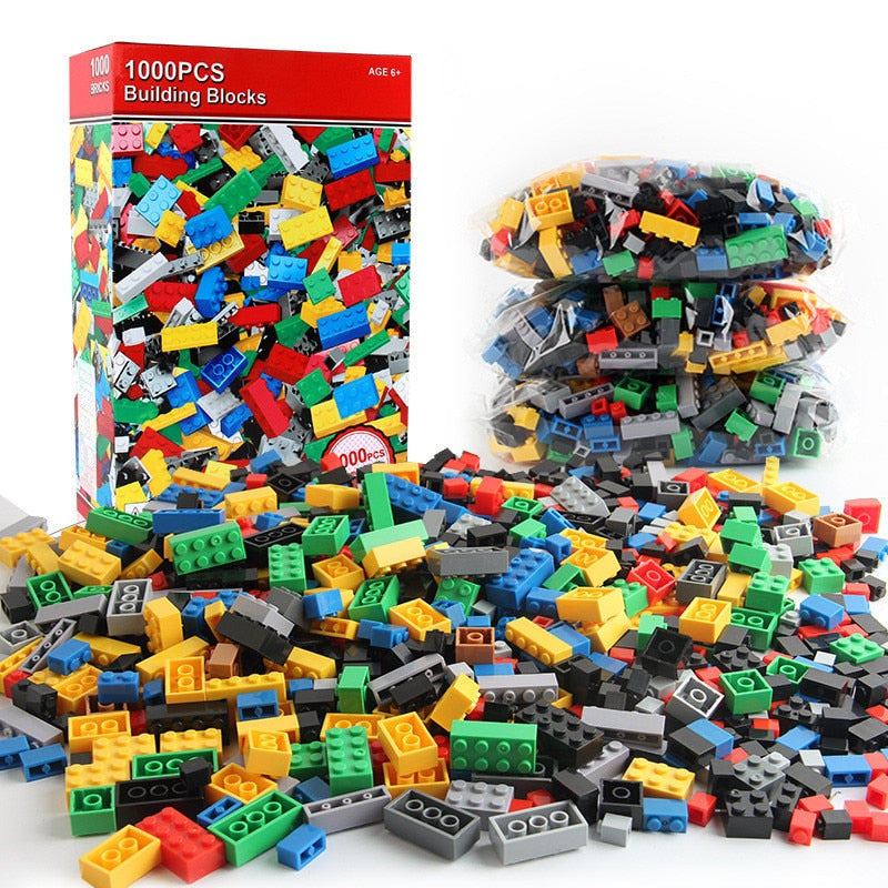 1000Pcs City Building Blocks Sets LEGO DIY Creative Bricks Friends Creator Parts