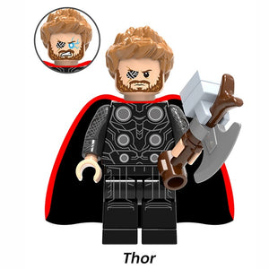 LEGO thor Marvel Avengers Infinity Wars Ant Iron Man spiderman Doctor Strange Loki Model Building Blocks Bricks Toys Figures