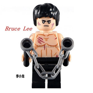 LEGO Movie Action Figure Bruce Lee Blocks Building Block Model John Lennon