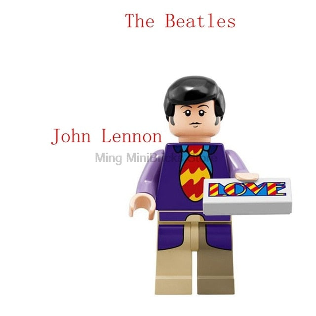 LEGO Movie Action Figure Bruce Lee Blocks Building Block Model John Lennon