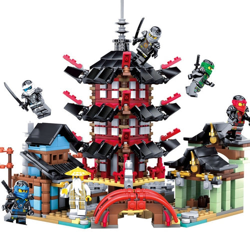 LEGO Ninja Temple 737+pcs DIY Building Block Sets educational Toys for Children