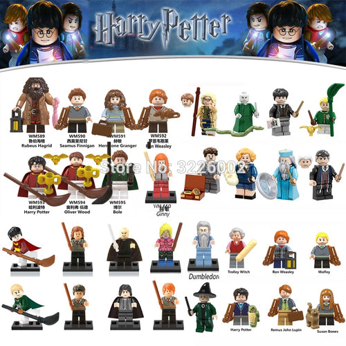 LEGO Harry Potter Action Figures Hermione Granger Ron Lord Voldemort Draco Malfoy