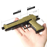 DIY Building Blocks Toy Gun Beretta and Gunsight Assembly Toy Puzzle Model Can Fire Bullets