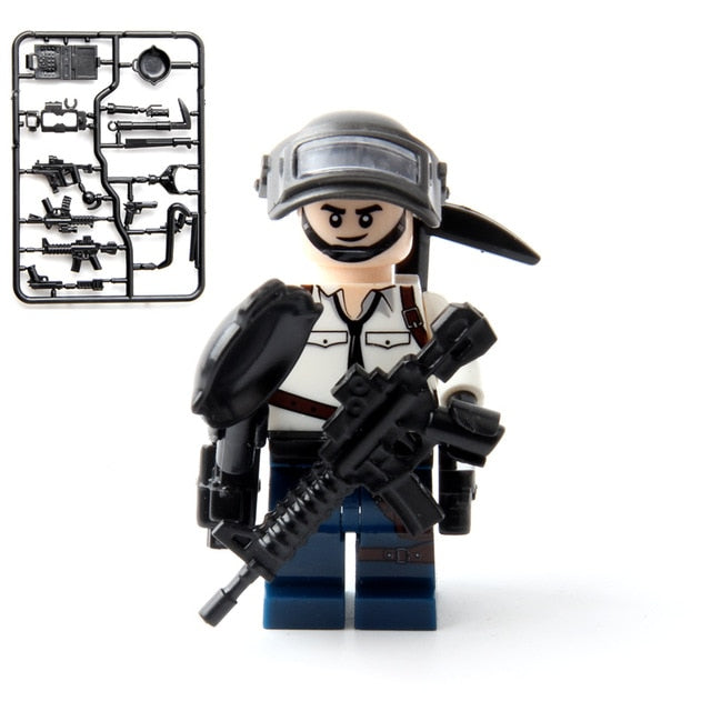 LEGO City Police Military Swat Gun Weapons Pack Army soldiers Figure with Weapon building blocks