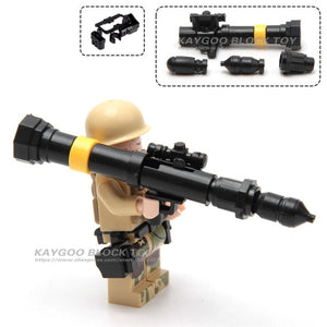 LEGO City Police Military Swat Gun Weapons Pack Army soldiers Figure with Weapon building blocks